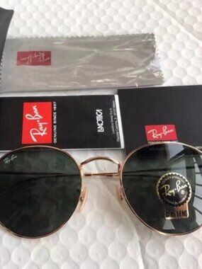 Authentic Ray-Ban Round Metal 3447 50 mm